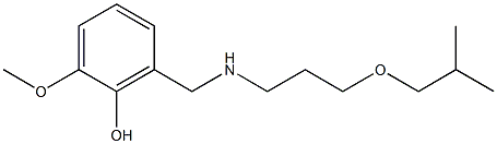 2-methoxy-6-({[3-(2-methylpropoxy)propyl]amino}methyl)phenol