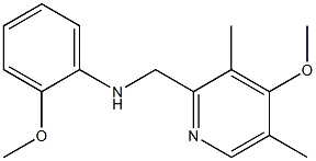 2-methoxy-N-[(4-methoxy-3,5-dimethylpyridin-2-yl)methyl]aniline