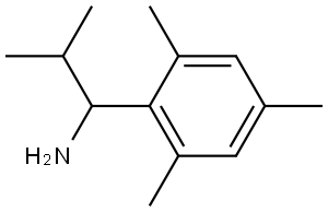 2-methyl-1-(2,4,6-trimethylphenyl)propan-1-amine Struktur