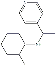2-methyl-N-[1-(pyridin-4-yl)ethyl]cyclohexan-1-amine,,结构式