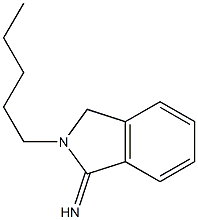 2-pentyl-2,3-dihydro-1H-isoindol-1-imine