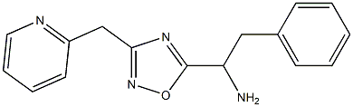2-phenyl-1-[3-(pyridin-2-ylmethyl)-1,2,4-oxadiazol-5-yl]ethan-1-amine