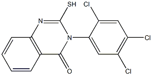2-sulfanyl-3-(2,4,5-trichlorophenyl)-3,4-dihydroquinazolin-4-one
