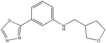 3-(1,3,4-oxadiazol-2-yl)-N-(oxolan-3-ylmethyl)aniline