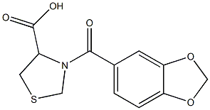 3-(1,3-benzodioxol-5-ylcarbonyl)-1,3-thiazolidine-4-carboxylic acid