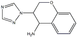 3-(1H-1,2,4-triazol-1-yl)-3,4-dihydro-2H-1-benzopyran-4-amine|