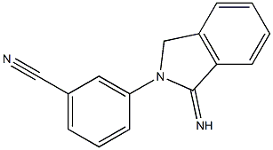 3-(1-imino-2,3-dihydro-1H-isoindol-2-yl)benzonitrile Structure