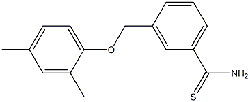 3-(2,4-dimethylphenoxymethyl)benzene-1-carbothioamide