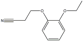 3-(2-ethoxyphenoxy)propanenitrile Structure