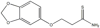 3-(2H-1,3-benzodioxol-5-yloxy)propanethioamide