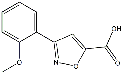 3-(2-methoxyphenyl)-1,2-oxazole-5-carboxylic acid Structure