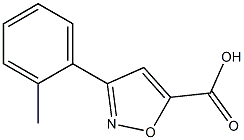 3-(2-methylphenyl)-1,2-oxazole-5-carboxylic acid Structure