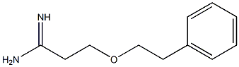 3-(2-phenylethoxy)propanimidamide,,结构式