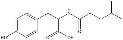 3-(4-hydroxyphenyl)-2-(4-methylpentanamido)propanoic acid