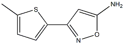 3-(5-methylthiophen-2-yl)-1,2-oxazol-5-amine 结构式