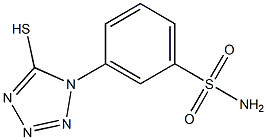 3-(5-sulfanyl-1H-1,2,3,4-tetrazol-1-yl)benzene-1-sulfonamide Structure