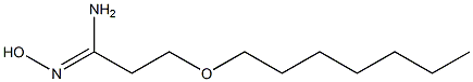 3-(heptyloxy)-N'-hydroxypropanimidamide Structure