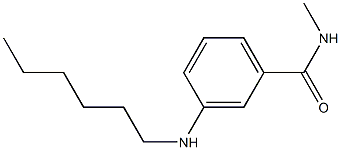 3-(hexylamino)-N-methylbenzamide Structure