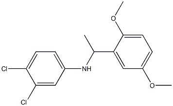 3,4-dichloro-N-[1-(2,5-dimethoxyphenyl)ethyl]aniline