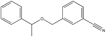3-[(1-phenylethoxy)methyl]benzonitrile|
