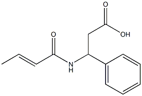  3-[(2E)-but-2-enoylamino]-3-phenylpropanoic acid