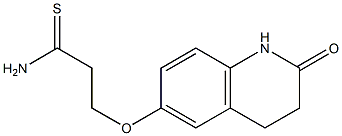 3-[(2-oxo-1,2,3,4-tetrahydroquinolin-6-yl)oxy]propanethioamide