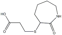3-[(2-oxoazepan-3-yl)sulfanyl]propanoic acid