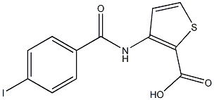 3-[(4-iodobenzene)amido]thiophene-2-carboxylic acid