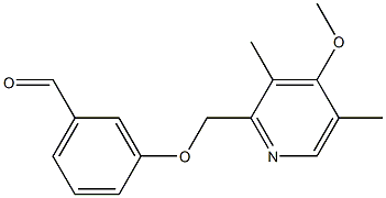 3-[(4-methoxy-3,5-dimethylpyridin-2-yl)methoxy]benzaldehyde