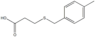 3-[(4-methylbenzyl)thio]propanoic acid