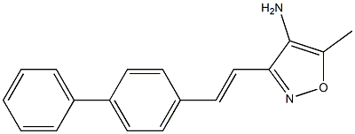 3-[(E)-2-(1,1'-biphenyl-4-yl)vinyl]-5-methylisoxazol-4-amine