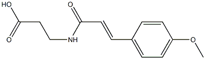 3-[3-(4-methoxyphenyl)prop-2-enamido]propanoic acid