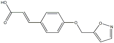 3-[4-(1,2-oxazol-5-ylmethoxy)phenyl]prop-2-enoic acid