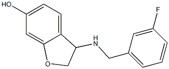 3-{[(3-fluorophenyl)methyl]amino}-2,3-dihydro-1-benzofuran-6-ol