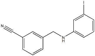 3-{[(3-iodophenyl)amino]methyl}benzonitrile