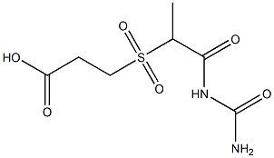 3-{[1-(carbamoylamino)-1-oxopropane-2-]sulfonyl}propanoic acid