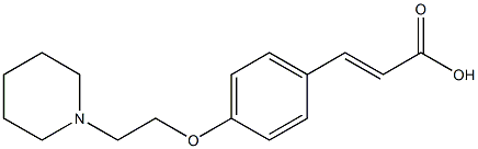 3-{4-[2-(piperidin-1-yl)ethoxy]phenyl}prop-2-enoic acid