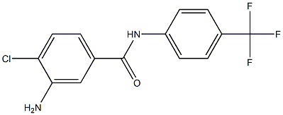  3-amino-4-chloro-N-[4-(trifluoromethyl)phenyl]benzamide