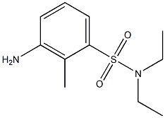 3-amino-N,N-diethyl-2-methylbenzene-1-sulfonamide,,结构式