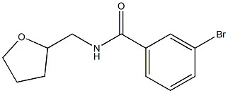 3-bromo-N-(tetrahydrofuran-2-ylmethyl)benzamide Structure