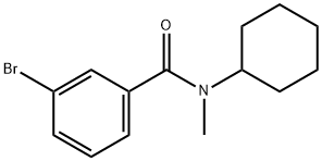 3-bromo-N-cyclohexyl-N-methylbenzamide Structure