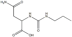3-carbamoyl-2-[(propylcarbamoyl)amino]propanoic acid