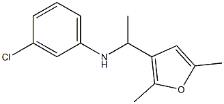3-chloro-N-[1-(2,5-dimethylfuran-3-yl)ethyl]aniline