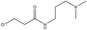 3-chloro-N-[3-(dimethylamino)propyl]propanamide Struktur