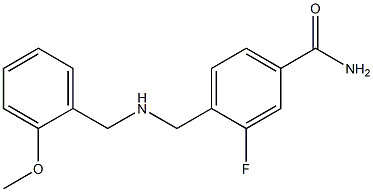 3-fluoro-4-({[(2-methoxyphenyl)methyl]amino}methyl)benzamide