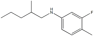  3-fluoro-4-methyl-N-(2-methylpentyl)aniline