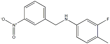 3-fluoro-4-methyl-N-[(3-nitrophenyl)methyl]aniline