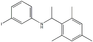 3-iodo-N-[1-(2,4,6-trimethylphenyl)ethyl]aniline
