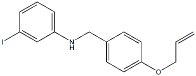 3-iodo-N-{[4-(prop-2-en-1-yloxy)phenyl]methyl}aniline