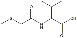 3-methyl-2-[2-(methylsulfanyl)acetamido]butanoic acid